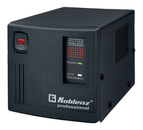 Regulador De Voltaje Koblenz Gold Er-2550 2500va  120v Negro