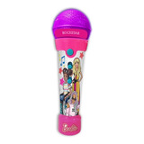 Microfone Barbie Brinquedo Rockstar Mp3 Player Fun F00200