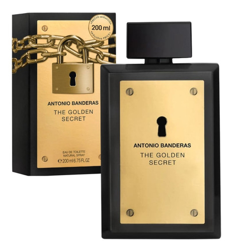 Perfume Masculino The Secret Golden De Antonio Banderas Edt