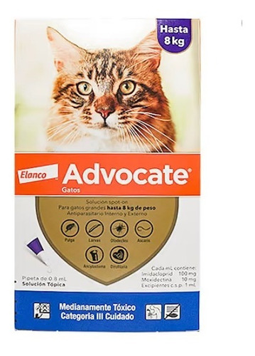 Antipulgas Advocate Gatos 8 Kg Bayer