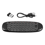 Teclado Inalámbrico Air Mouse Con Control Remoto Rf De 2.4 G