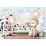 Vinilos Decorativos Mural Adhesivo Infantil Animales Bebes