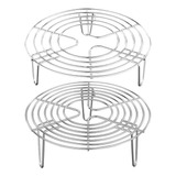 Steamer Rack Stand Egg Steamer Grill, 2 Unidades