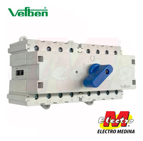 Interruptor Conmutador Grupo 4p 100a Vefben Electro Medina