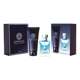 Kit Versace Pour Homme ( Perfume + Shampoo ) - Selo Adipec