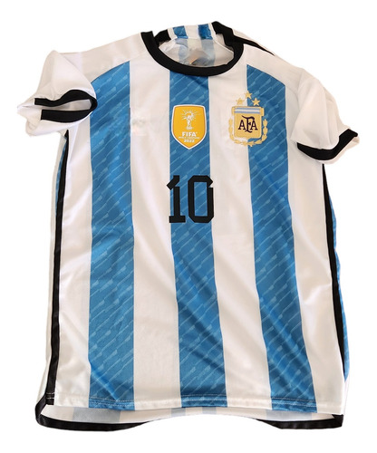 Camiseta Argentina Mundial 2022 - Celeste Y Blanca