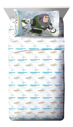 Set De Sabanas Toy Story Buzz 3 Pz Niño Individual Original