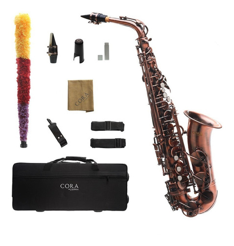 Saxofón Alto Cobre Antiguo Cora By L. America 