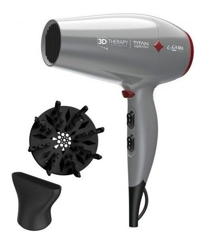 Secador Gama Diamond 3d Titan Keratin 2300w Therapy Ion