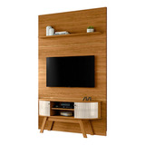 Estante Home Theater Com Bancada Silverstone Naturale Off