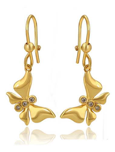 Colgantes Mariposa Oro 24k Lam Calidad Premium Moda Mujer