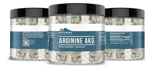 Arginina Akg Alfa Cetoglutarato Ultra Pureza 200caps 850mg