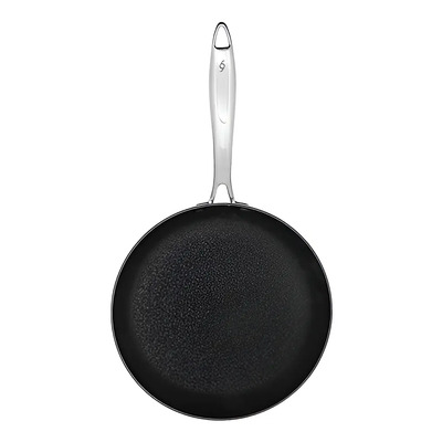 Sartén 24cm Aluminio Anodizado Duro, 2 Antiadherente Bogner Color Gris | Meses sin interés