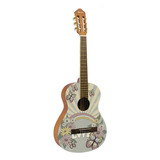 Guitarra Acustica Bamboo 3/4 Butterfly. Cuerdas Nylon. Funda