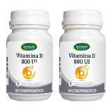 2 Vitamina D3 800 Ui - 120 Capsulas - Springlife 