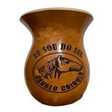 Cuia Bago De Touro - Cavalo Crioulo