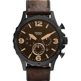 Reloj Fossil Nate Jr1487 Cronografo Hombre Nuevo Original