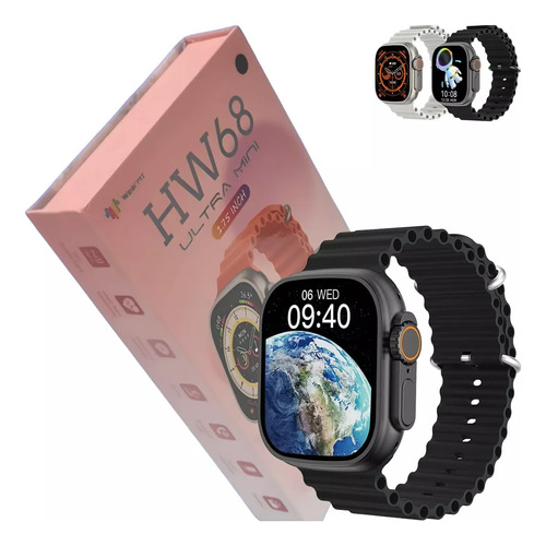 Relógio Inteligente Smartwatch Hw68 Ultra Mini Série 8 E Gps