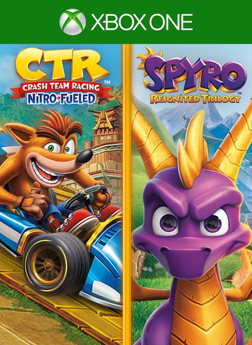 Crash Team Racing + Spyro Game Bundle - Xbox One - Codigo