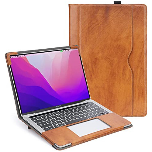 Funda Protectora Para Macbook Pro 13 Pulgadas De Piel Marron