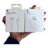 Cargador Completo De iPhone Carga Rapida (20w) Original 2m