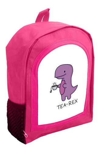 Mochila Infantil Rosa Nena Nene Dinosaurios R11