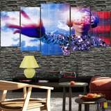 Quadros Decorativo 128x60 Tecnologia Futuro  Lindo N3