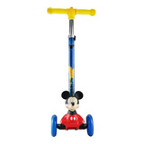 Scooter Mickey Micro 3-d Ajustable C/ Luz Importado