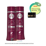  Kit Haskell Shampoo & Condicionador 300ml Pós Progressiva