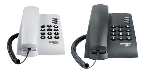 Telefone De Mesa Intelbras Pleno Kit 2 Aparelhos