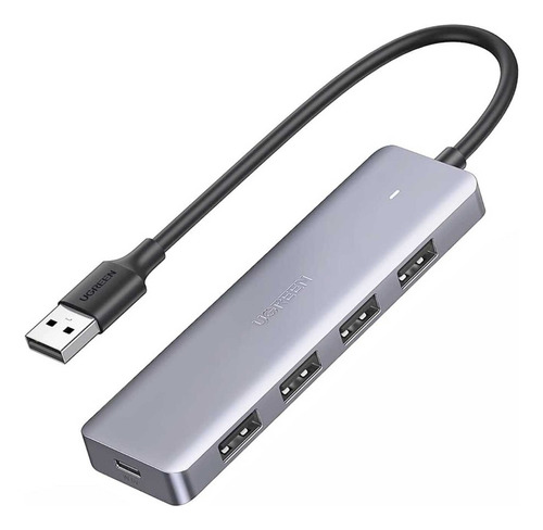 Cable Hub Adaptador Ugreen Usb 3.0 Puertos 5 En 1 Usb-a Mlf