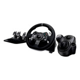 Kit Volante Logitech G920 Palanca Pedales Xbox Series X|s Color Negro