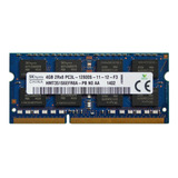 Memória Notebook Hynix 4gb 2rx8 Ddr3l 1600mhz Pc3l 1.35v