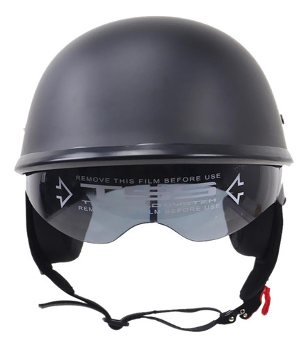 Mitad Plana De Moto Con Visera Abatible Para Cruiser Chopper