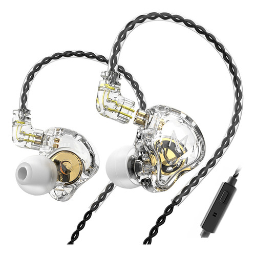 Audífonos In-ear Trn Mt1 Blanco Transparente,con Micrófono
