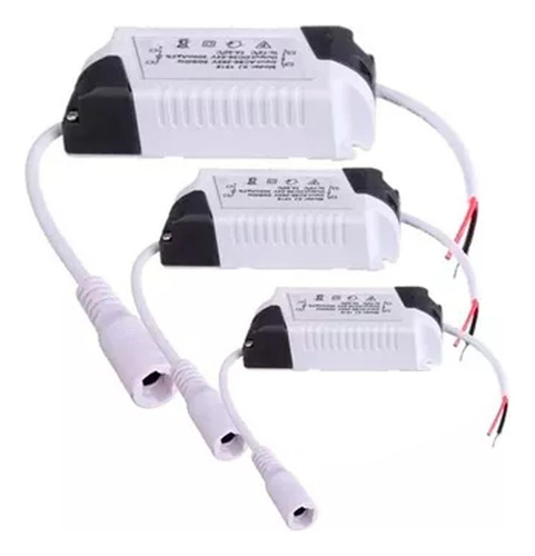 3 Driver Led Reator Fonte Para Plafon 18w A 24w 25w Bivolt