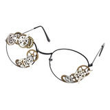 Gafas Vintage Steam Punk Con Gafas Hippie Redondas [u]