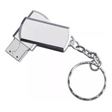 Pendrive Metalico Llavero 64gb Reclinable Flash Usb 2.0