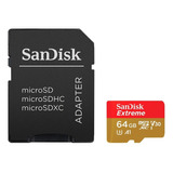 Micro Sd 64gb Sandisk Extreme A1 4k Ultra Hd Gopro Dron 