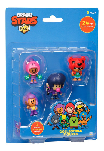 Pack 5 Figuras Coleccionables Brawl  Stars Imexporta.