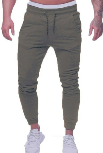 Pack X2 Pantalón Chupin Babucha Entallado Jogging Hombre 