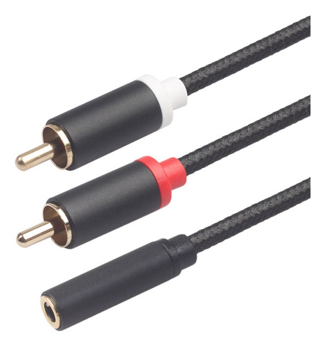 Cable Rca 2rca Macho A 3,5 Mm Hembra, Divisor A De 3,5 Mm A