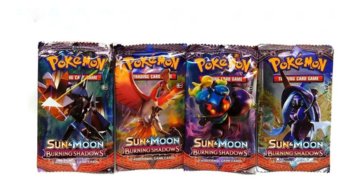 Pokémon Pack De 4 Sobres Con 9 Cartas Cada Sobre 