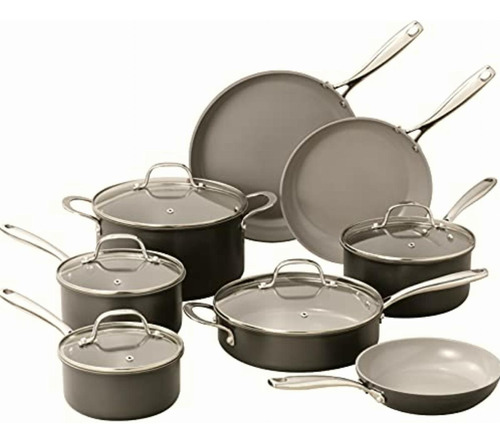 Granitestone Pro Pots And Pans Set 13 Piece Hard Anodized