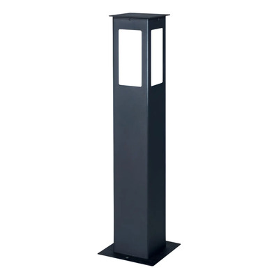 Farola Garden De Hierro Linea Monaco Para Exterior Grande Negro