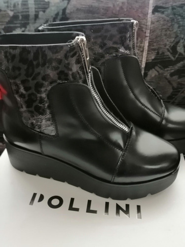 Botines Pollini Cuero No 37