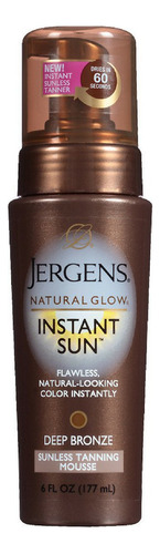 Jergens Natural Glow Instant Sun Sunless Bronceado Mousse, .