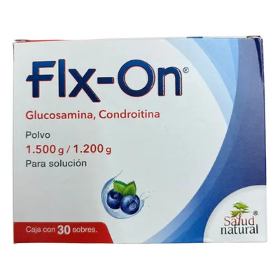 Flx-on Polvo 1500g \u002F 1200g Para Solución Caja Con 30 Sobres Ariflex Salud Natural Glucosamida Condroitina | Envío gratis