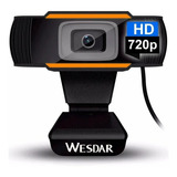 Camara Web Wesdar Webcam Usb Hd 720p Skype Zoom Discord 