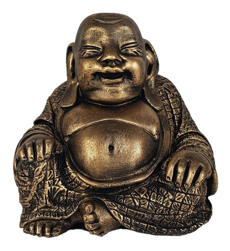 Buda Chinês Feng Shui Estatueta Decorativa Em Resina